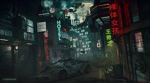 Download animated wallpaper, share & use by youself. Hd Wallpaper Futuristic City Street Japan Cyberpunk Street Illustration Wallpaper Flare