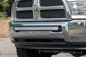 Dodge 40 Inch Curved Led Light Bar Hidden Bumper Mounts 10 18 Ram 2500 3500 70569 Garofalo Enterprises
