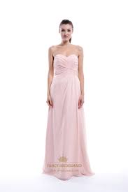 Pink Strapless Bridesmaid Dress Weddings Dresses