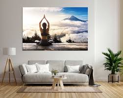 Yoga Art Print Decor For Home Yoga