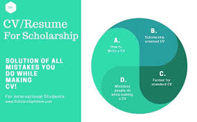 Put these in a strategic location and legible fonts so that they can be easily seen by the hr manager or recruiter. Writing An Impressive Cv For Scholarship Resume To Apply For A Scholarship