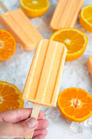 orange creamsicle keto popsicle low