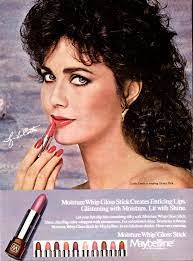 lipstick adverts from the 1960s 1980s