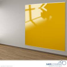 Glassboard Wall Panel Canary Yellow