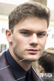 English actor Jeremy Irvine arrives at the Ferragamo show of Milan Fashion  Week Woman F/W 19, Stock Photo, Picture And Rights Managed Image. Pic.  MDO-06877058