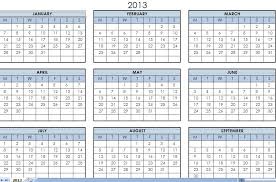 Best Photos Of Yearly Calendar Template Excel 2013 Yearly