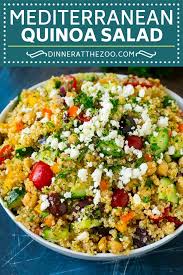 Made with cucumbers, tomatoes, kalamata olives, red onion, extra virgin olive oil, fresh lemon and feta cheese. Quinoa Salad With Veggies Dinner At The Zoo