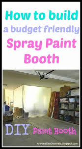 diy garage spray paint booth