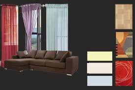 Carpets Blend With Dark Brown Furniture