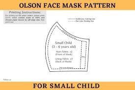 You can use store bought bias tape or make your own. Printable 3d Face Mask Patterns Olson Pleated Sewing Guide Pdf Beadnova