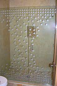 Etched Glass Shower Enclosure Falling