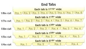 Custom Print Chart Dividers Index Tabs Divider Sets