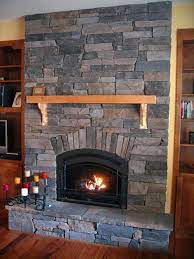 Flagstone Fir Rustic Fireplaces