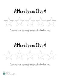 Attendance Star Chart By The Social Classroom Teachers Pay