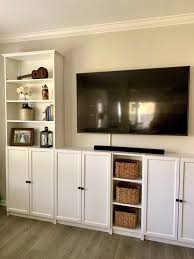 diy faux built ins with ikea billy