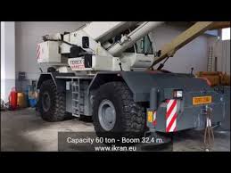 Terex A600 From 2010 With 60 Ton Capacity Youtube