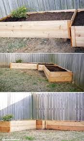 simple and stylish fence raised garden