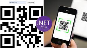 generating qr code using asp net core