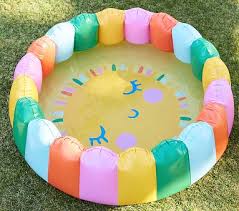 Rainbow Sun Inflatable Pool Pottery
