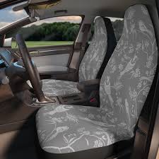 Bird Car Seat Covers Grey Car Seat