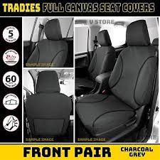 Tradies Canvas Front Seat Covers For