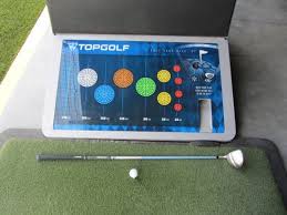 Topgolf Ball Dispenser With Target Distances Picture Of