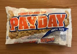 payday peanut caramel candy bars pack