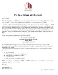 pre foreclosure package