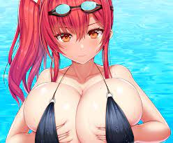 Anime big boobs in bikini