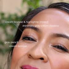 diy eyeshadow mixing bronzer and