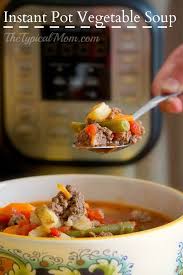 pressure cooker vegetable soup recipes