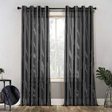 polyester sheer curtain for window