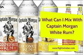 mix with captain morgan white rum