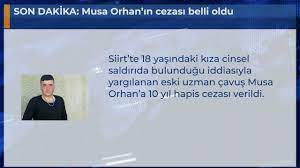 SON DAKİKA: Musa Orhan'ın cezası belli oldu - YouTube