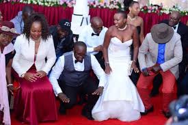 The event was filled with pomp and colour, with the bride dressed in a white sleeveless gown, a white veil over her head and peach shoes. Ruto Takes Mp S Daughter Wedding By Storm Photos Kenyans Co Ke