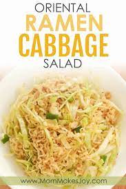 oriental ramen noodle cabbage salad