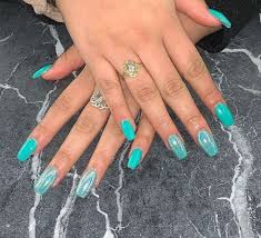 It is unique, cool, and very accommodating to extra art and accessories. 41 Teal Nail Designs You Ll Fall In Love With 2021 Naildesigncode