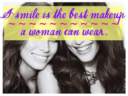 a smile is the best makeup a woman can