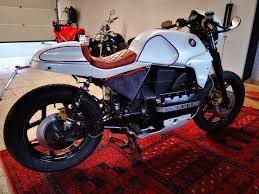 Das motorrad wurde aufwändig modifiziert und. Bmw K100 Caferacer White Caferacerwebshop Com