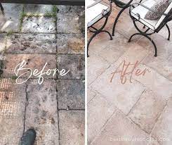 best way to clean a concrete patio