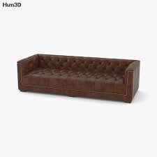 restoration hardware savoy sofa 3d