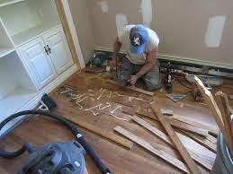 Hardwood Floor Refinishing Project How