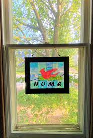 Diy Frames Become Stained Glass