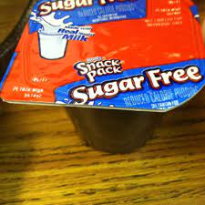 sugar free chocolate pudding snack pack
