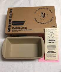 pered chef bread loaf pan stoneware