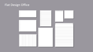 Flat Design Office Powerpoint Templates
