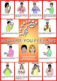 Feelings Poster Signlanguageposter Sign Language Sign
