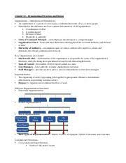 Chapter 12 Organizational Structure And Design Chapter