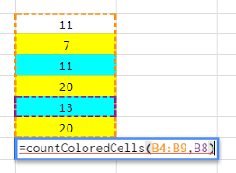 google sheets sum or count values