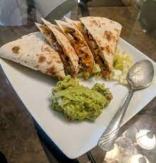 Chicken Quesadillas And Guacamole Homemade Homemade Guacamole  gambar png